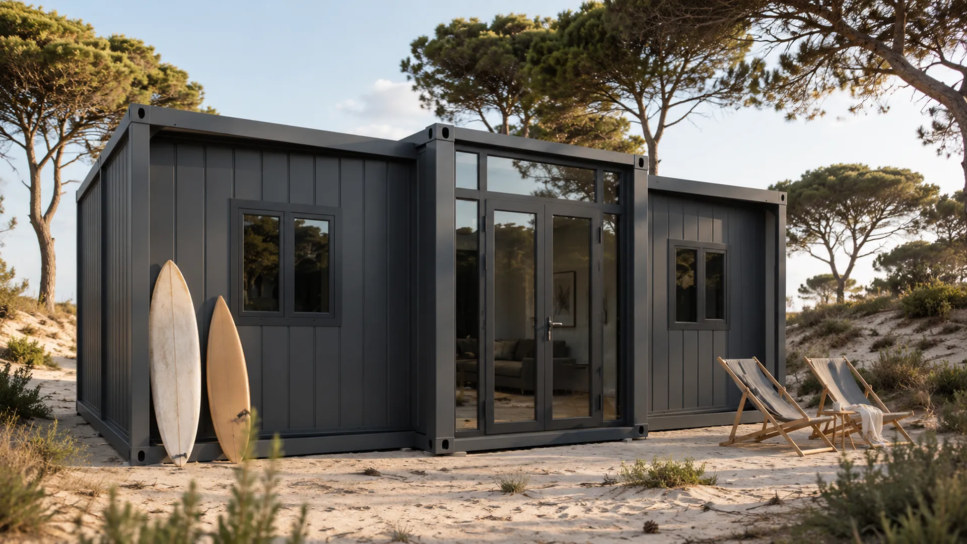 Pinar — casa plegable modular 39 m²